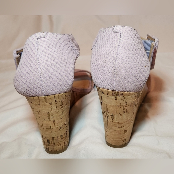 Talbots Lavender Wedge Sandals - Picture 4 of 7